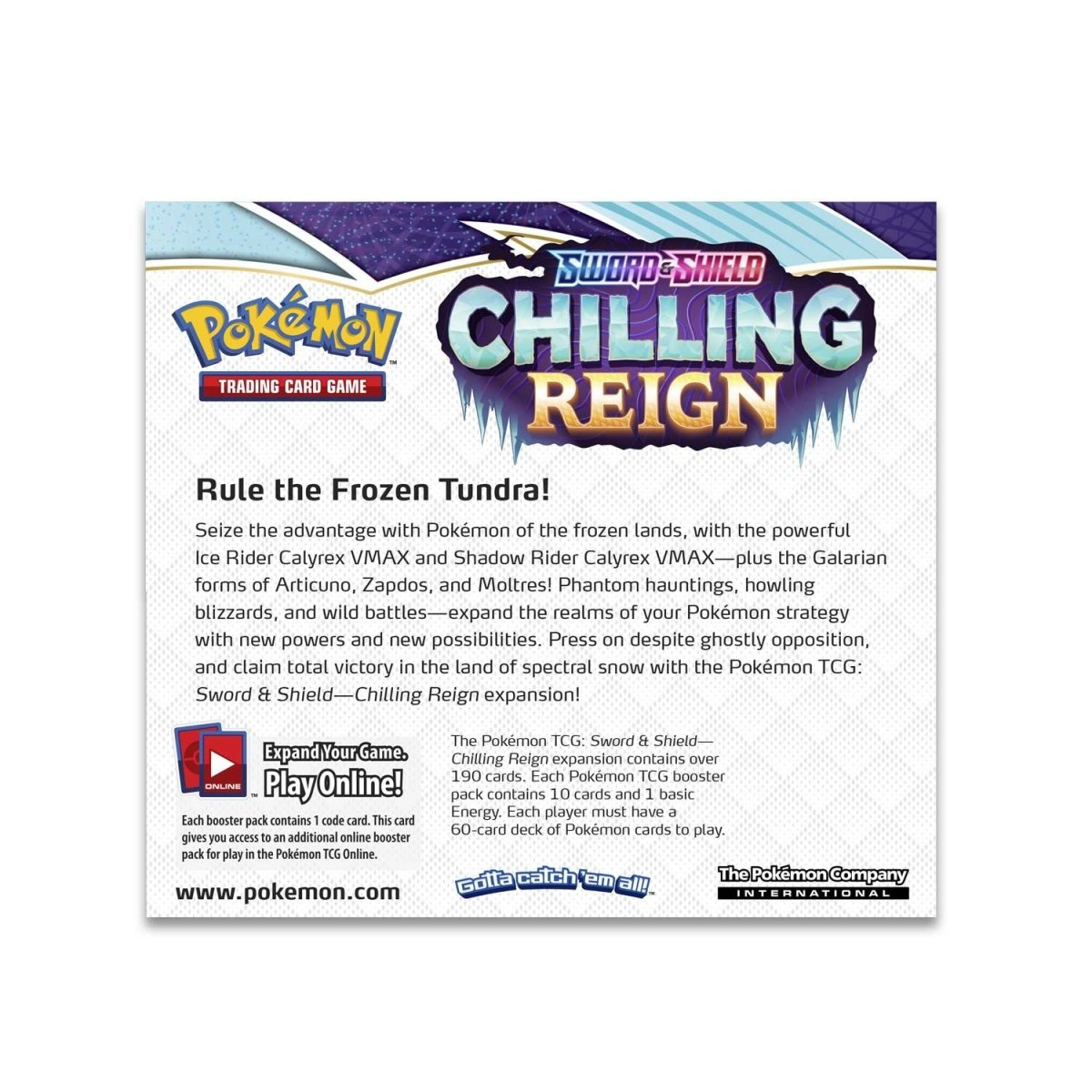 POKÉMON TCG Sword & Shield-Chilling Reign Booster Display Box (36 Packs)
