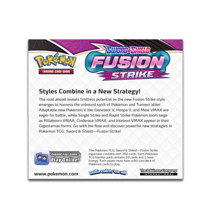 POKÉMON TCG: Sword & Shield-Fusion Strike Booster Display Box (36 Packs)