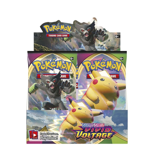 POKÉMON TCG: Sword & Shield-Vivid Voltage Booster Display Box (36 Packs)