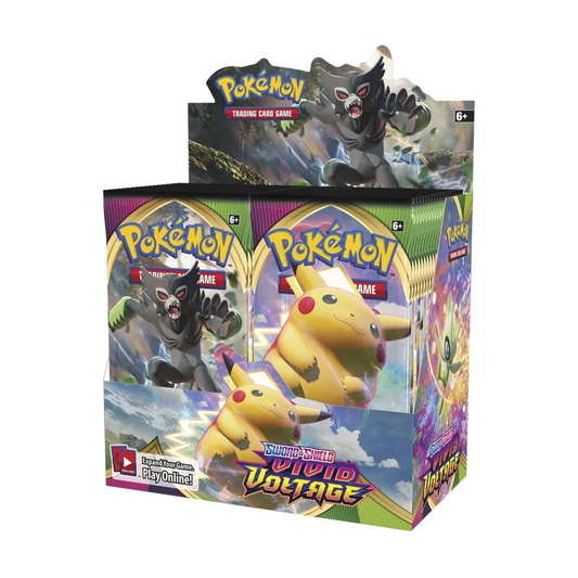 POKÉMON TCG: Sword & Shield-Vivid Voltage Booster Display Box (36 Packs)