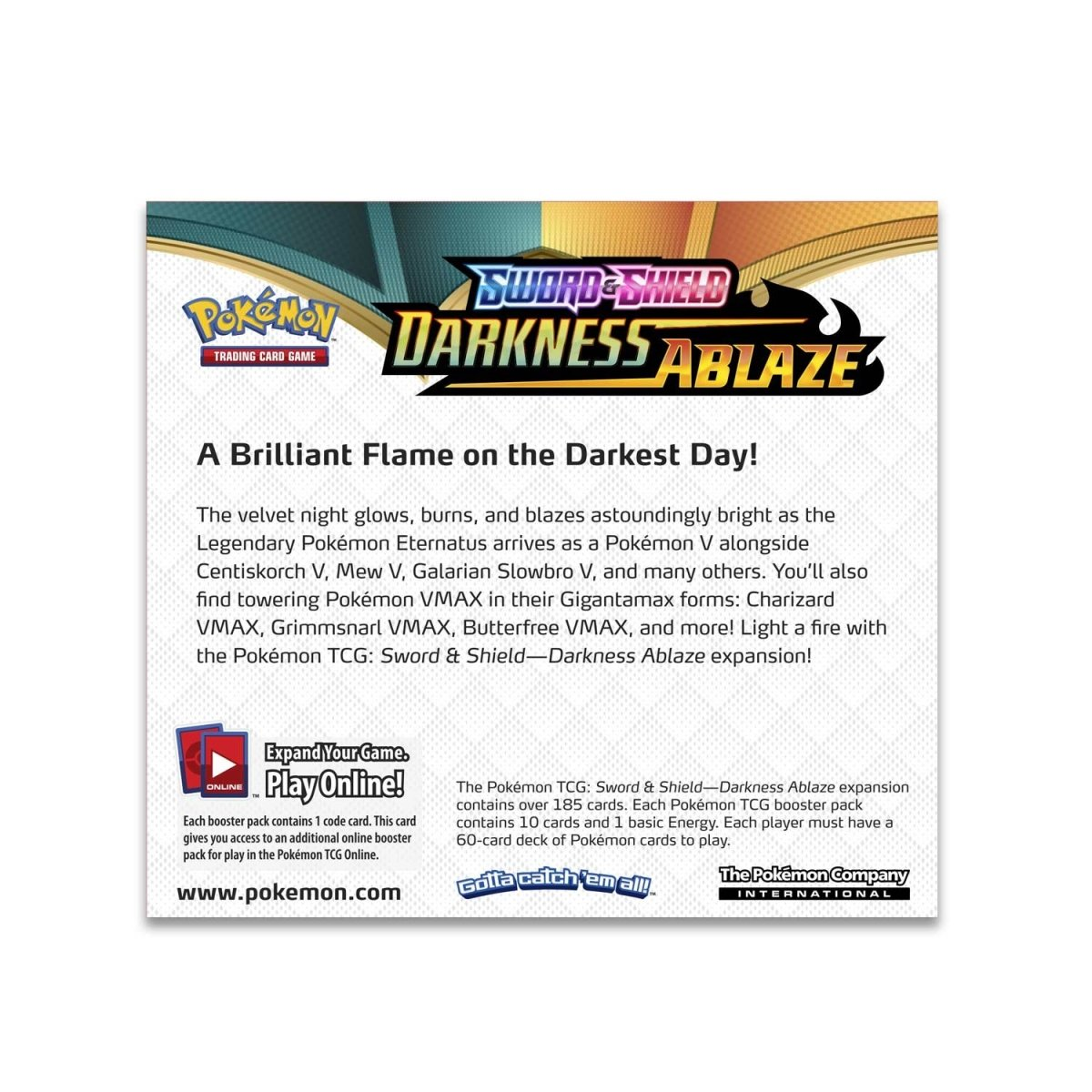 POKÉMON TCG: Sword & Shield-Darkness Ablaze Booster Display Box (36 Packs)