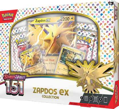 Pokemon TCG Scarlet & Violet 3.5 Pokemon 151 Zapdos Ex Box